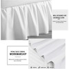 Sleepwell Ruffled Bed Skirt With Split Corners - 16 Inch