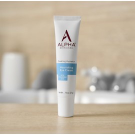 Alpha Skin Care Nourishing Eye Cream with Hyaluronic Acid | Anti-Aging Formula | Soothing Hydration | Reduces the Appearance of Lines & Wrinkles | For All Skin Types | 0.75 Oz