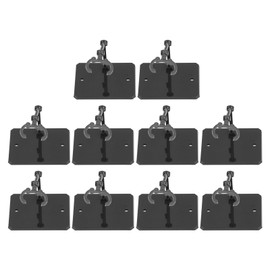 10 Pcs Figure Model Stand High Stability Figure Display Holder Base Model Display Stand for 6inch Action Figures Grey