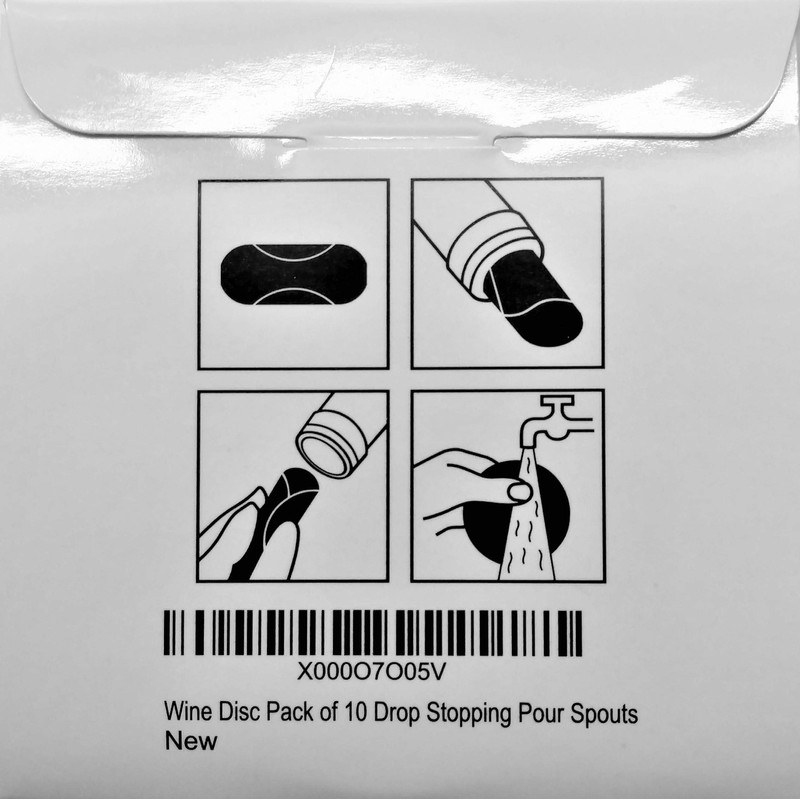 WineDisc The Original Drop Stopping Flexible Pour Spout (10)