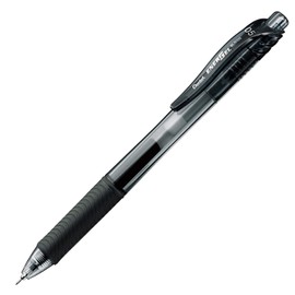 Pentel Knock Gel Ballpoint Pen Energel X, 0.5mm Needle Tip, Black Ink (BLN105-A)