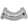 LASCO 03-3861 1-1/4-Inch Chrome Plated Brass Slip Joint Both Ends 45-Degree Elbow with Nuts and Washers