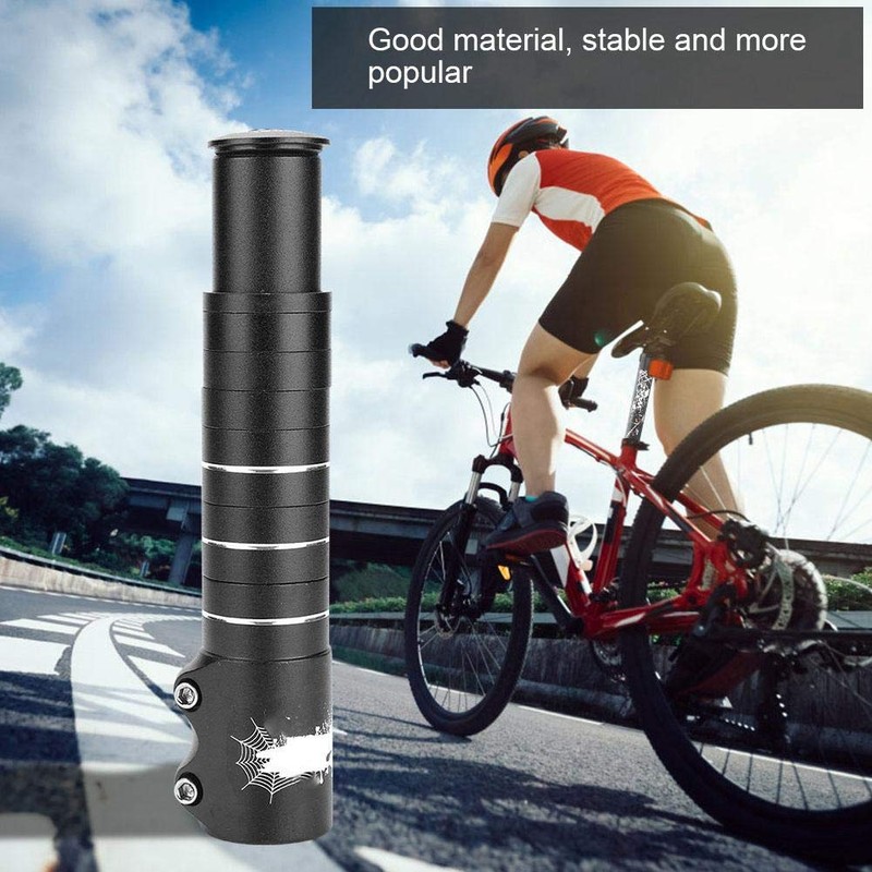 Alomejor Bicycle Stem Extender Bicycle Handlebar Riser Bicycle Fork Stem