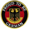 Proud to Be German Embroidered Patch Germany Eagle Flag Iron-On