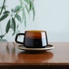 Kinto Sepia Cup &amp; Saucer 270ml (Yellow) / 킨토 세피아