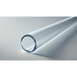 Premium Borosilicate Clear Glass Blowing Tubes 16 mm OD 2.5mm Thick [ GLAZED EDGES] (4 inch, 50, Count)
