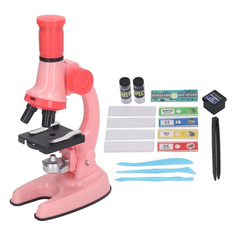 Kids Microscope Set Clear Image Source Science Educational Magnifier Toy
