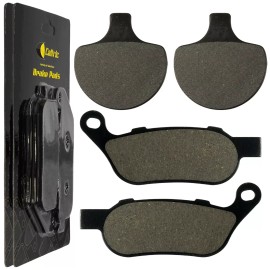 Caltric Front Rear Brake Pads for Harley Davidson Fxstsse Softail Springer 2008-2009