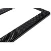 Boulevard Black Crystal Rhinestones License Plate Frame 7 rows With