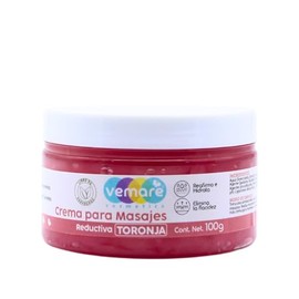 Vemare Cosmetics Crema Para Masajes Reductiva de Toronja Reafirma e Hidrata 100g