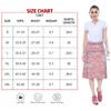 Women's Midi Length Skorts Skirts with 3 Pockets - High