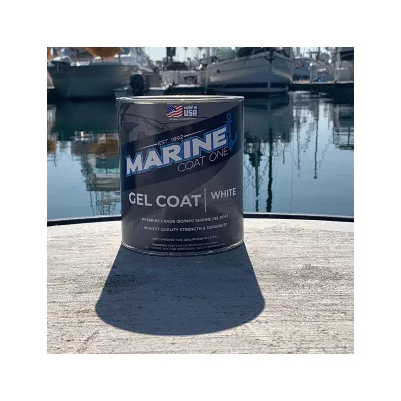 Marine Coat One, Black Gelcoat Repair Kit For Boat, (Black
