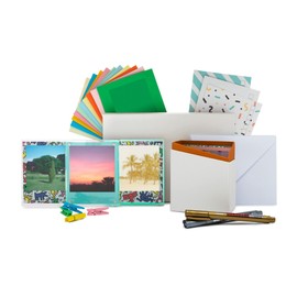 Polaroid Originals Now Viewfinder i-Type Instant Camera (Red) Bundle with Color Instant Film, Film Kit and B and W Film (4 Items)