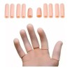 Veraly Lote De 10 Protectores Para Dedos De Silicona Resistente