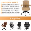 Tallew 4 Pcs Office Chair Covers Set Computer Universal Protective