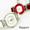 Takeuchi Shoji 170089 Women's Wristwatch, Enamel Metal, Bangle Watch, White