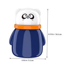 Healeved 2pcs Talcum Powder Container with Puff Lightweight Compact Powder Puff Case for Safe and Gentle Care for Travel and Daily Use Integrated Design for Easy Application