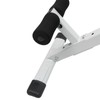 YIYIBYUS Hyperextension Bench,Adjustable Roman Chair Back Extension Machine (White)