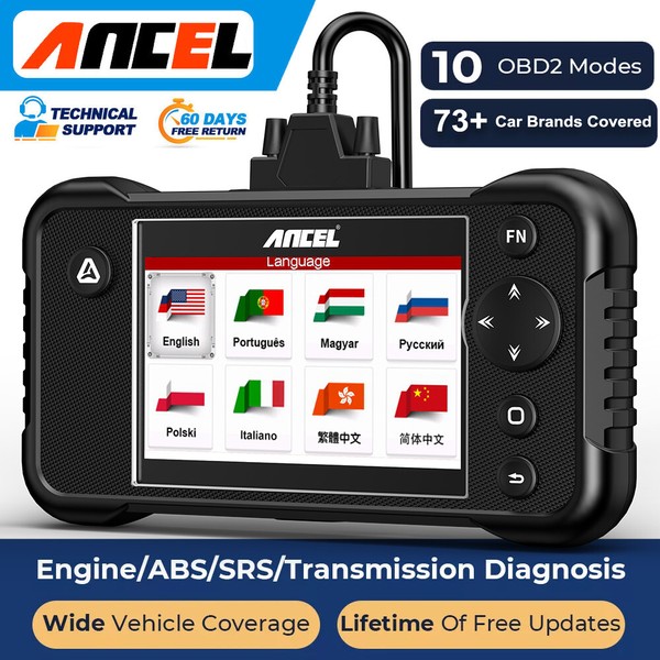 ANCEL Automotive OBD2 Scanner OBD Code Reader Car Check Engine