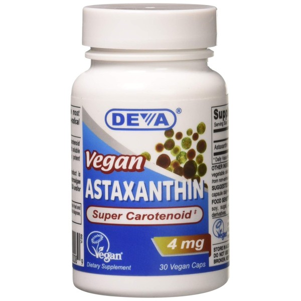 Vegan Astaxanthin Deva Vegan 30 Softgel