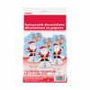 8" Mini Santa Christmas Centerpiece Decorations, 3ct