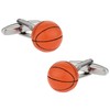 Basketball Cufflinks with Presentation Gift Box