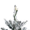 Vickerman 24" Flocked Anoka Pine Artificial Christmas Tree, Warm White