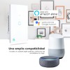 Bunker, Interruptor Inteligente Táctil Wifi, 1 Botón, Blanco