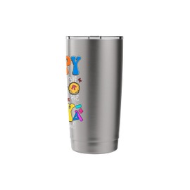 Happy Pi Day Pie Funny Math Coach Teacher Pi Day Math Nerds Stainless Steel Insulated Tumbler