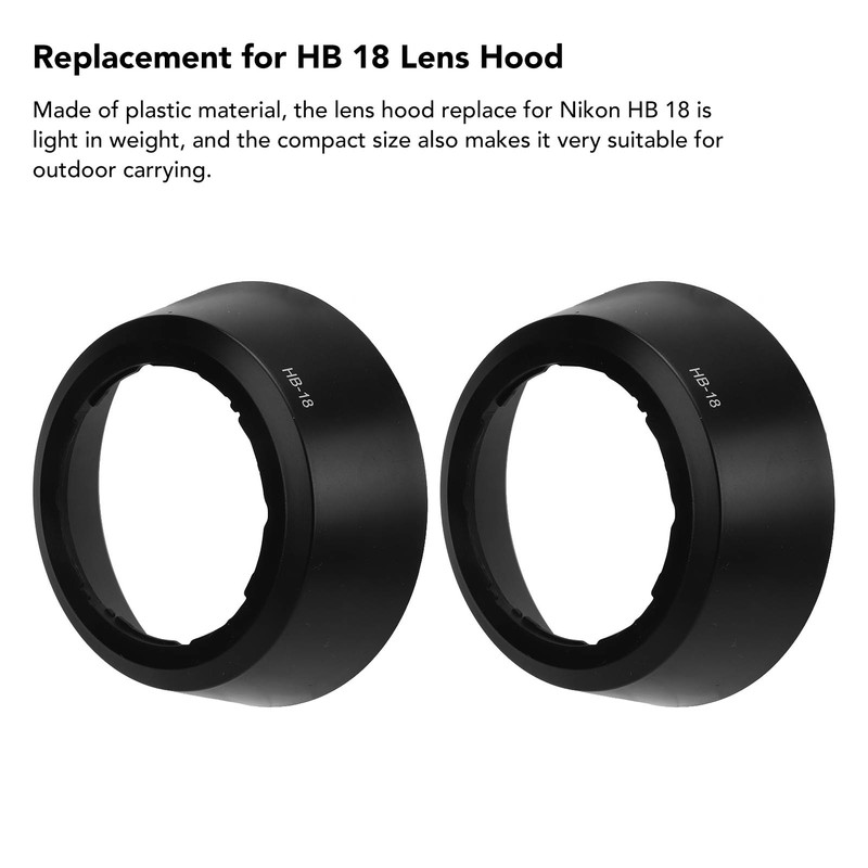 2PCS Lens Hood for Nikon AF Mount 28‑105mm F3.5‑4.5D Lens