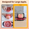 OOKUU Apple Slicer Corer, [Large Size] 8-Blade Heavy Duty Apple