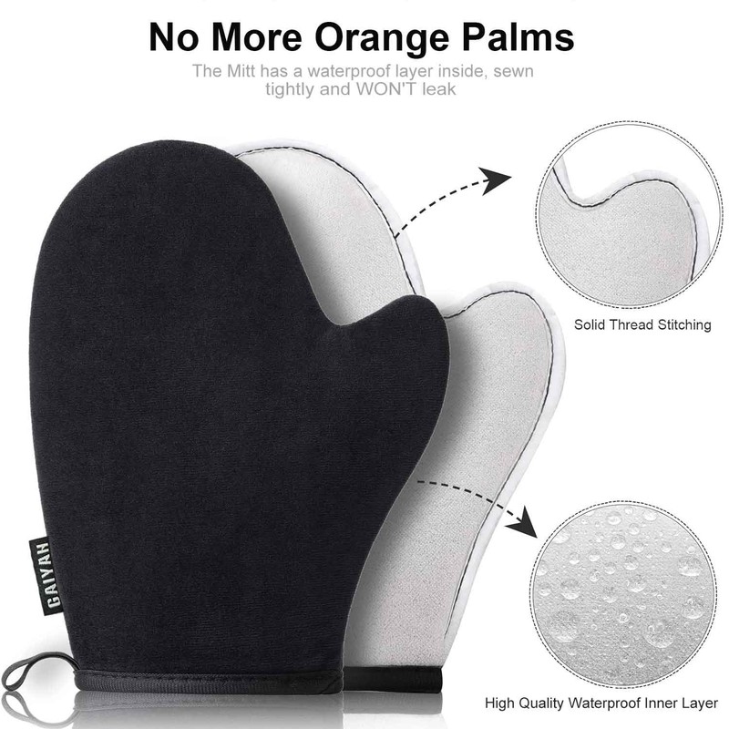 3 in 1 Self Tanning Mitts Self Tanner Mitt Applicator