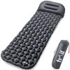 Lightweight Sleeping Mat With Pillow, Ultra Light Inflatable Camping Pad,