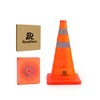 RoadHero 18 Inch [1 Pack] Collapsible Traffic Safety Cones, Multi