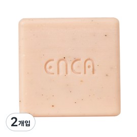 Enka Houttuynia Cordata Acne Soap Mildly Alkaline Trouble Cleansing Calamine 10% Folliculitis Back Acne Cleansing Bar, 2 Pieces, 102g / 엔카 어성초 여드름 비누 약알칼리성 트러블 세안 칼라민 10% 모낭염 등드름 클렌징바, 2개입, 102g