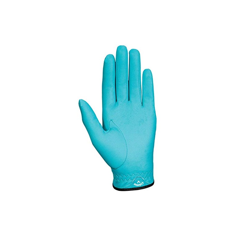 CALLAWAY Women's Gloves, Teal, Large