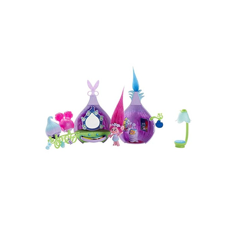 Hasbro Trolls B6559EU5 - Trollstadt Poppys Haarsalon, Spielset