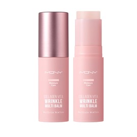 MACQUEEN NEWYORK Collagen Vita Multibalm, 0.3 oz (10 g), Beauty Essence, Stick Balm, Korean Cosmetics, Portable Beauty Essence, Makeup Remediation, Skin Care, Easy Moisturizing, Multi-Balm, 1 Second