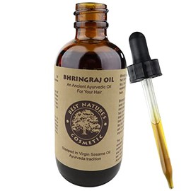 Best Natures Bhringraj Oil, Indian Eclipta Alba Oil, Pure and Natural, Cleans scalp, Improve overall appearance of hair. Goodbye Dandruff, For Graying, Hello Luminously shiny hair / 2 fl oz