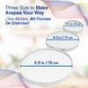 Molde para Arepas – 3 Sizes (5.9", 4.3", 3.1") &