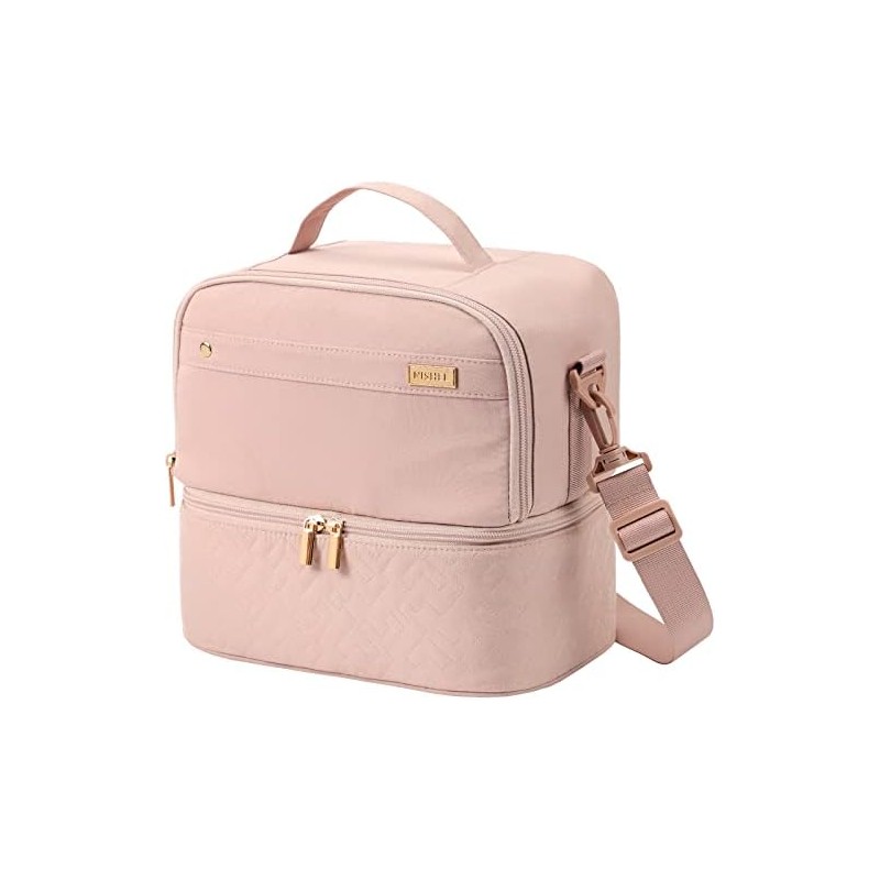 Hanging Travel Toiletry Organizer, Compact Cosmetic and Bathroom Storage Bag