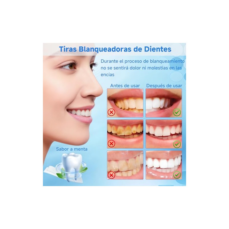Tiras Blanqueadoras Pzs Pares Elimina Manchas Café Bebidas