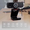 Redragon GW600 720P Webcam with Built-in Dual Microphone, 360-Degree Rotation