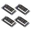 4 Sets Digital Tube Display Module LED 4 Digit 7