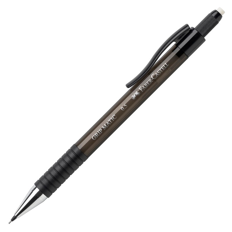 Faber-Castell Grip Matic 205204 Mechanical Pencil Black Pack of 5