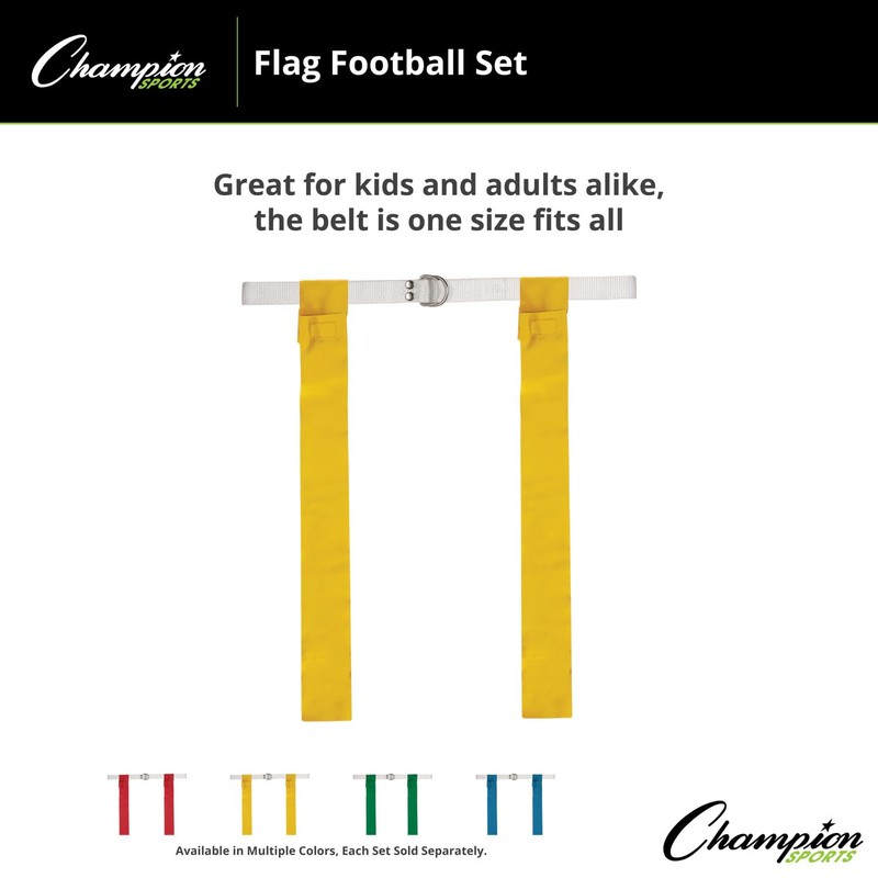 Champion Sports Flag Football Set, Yellow