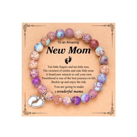 PINKDODO Mom to be Gifts New Mom Gift for Expecting Mother Pregnancy Gifts for First Time Moms Mothers Day Gifts for Mom Bracelet