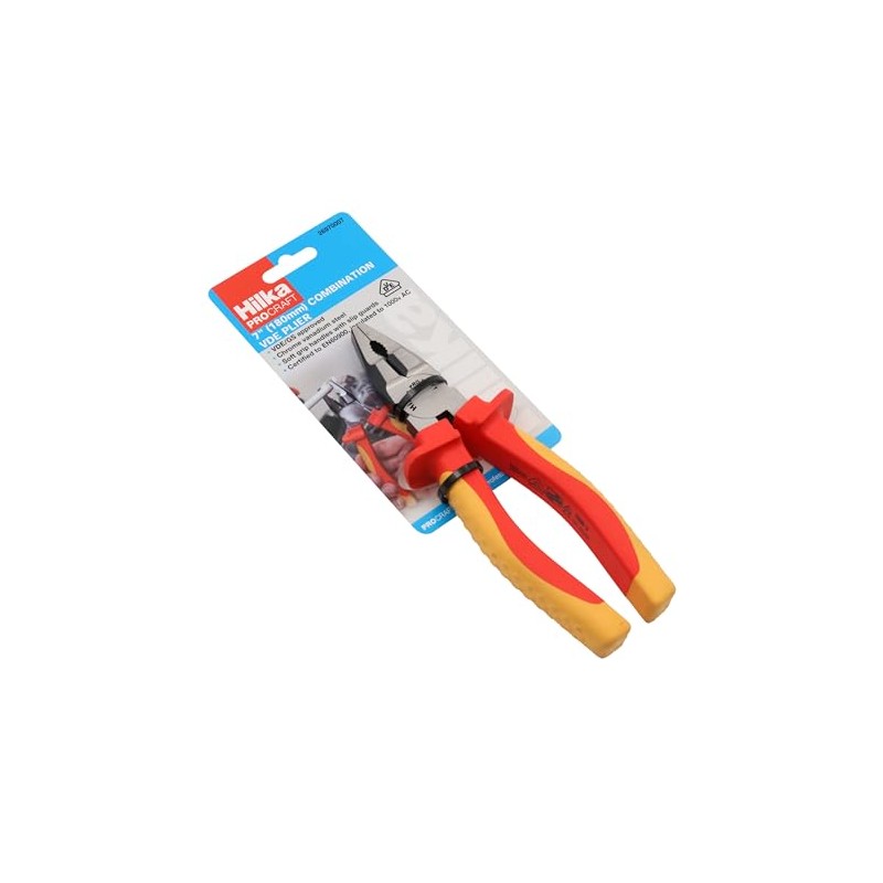Hilka 26970007 7" (180mm) Combination VDE Pliers