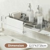 MARIMIYA Kitchen Sink Hanging Sponge Holder No Drilling Organizer with