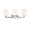 Chloe Lighting Jane Contemporary 3 Light Chrome Bath Vanity Fixture